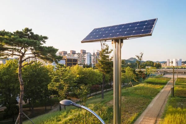 street light in solar